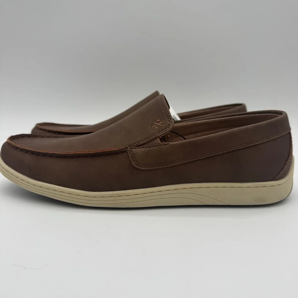IZOD Seapoint Tan Slip On Casual Loafers Men's Size 10.5 New‎ With Box